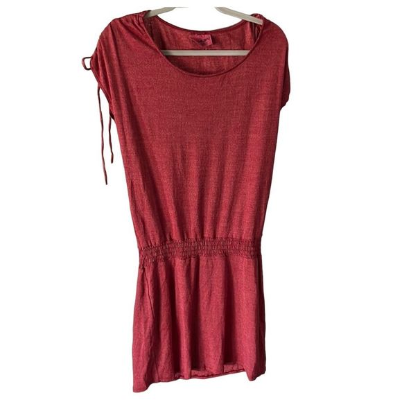 Michael Stars Gathered Waist Mini Dress Size OS Fits Most - Picture 2 of 9